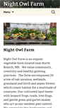 Mobile Screenshot of nightowlfarm.com